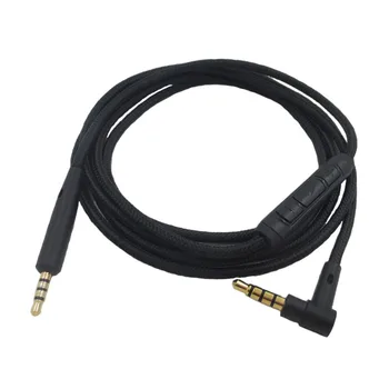  2,5 MM Drôt Kontroly Nahradenie AUX Slúchadlový Kábel pre Bose QC25 QC35 QC45 Headset S Stlmenie a Ovládanie Hlasitosti Klip