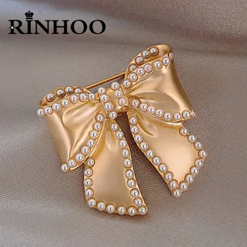  Rinhoo Drahokamu Imitácie Perál Luk Brošne Krásne Elegantné Bowknot Brošňa Kolíky Vintage Módne Šperky Zimné Príslušenstvo