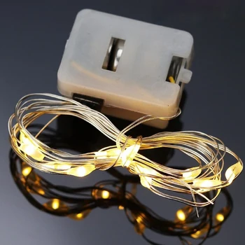  0.5/1/2M LED Svetlo String Rýchle/Pomalé Blikanie Konštantný Rozprávky Svetlo Darček Malé Svietidlo Narodeninovej Party, Vianočný Strom Decor