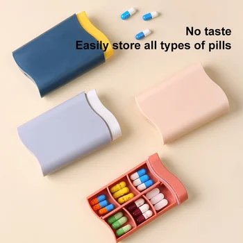  Domáce Prenosné Sub-balenie Mini Tabletky Box Malý Box Vykonávať Pilulku Box Zapečatené Úložný Box Čisté Malé Medicíny Box pre Cestovanie