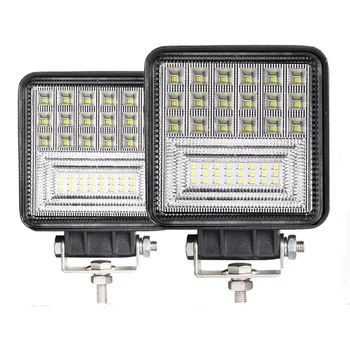  LED Pracovné Svetlo Bar 126W ledbar Offroad 4x4 Povodňových Mieste Lúč 4.6 palcový Auto Svetlo pre ATV UAZ SUV Truck Traktor, Autobus, Loď Hmlové Svetlá