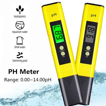  PH Tester Digitálny PH Meter Kyslosť 0.01 pH Vody LCD Displej Kvality Vody Opatrenie Automatická Kalibrácia s Podsvietením 50% off