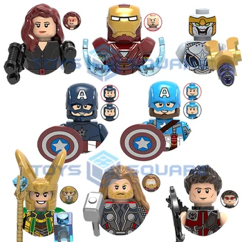  Na Chitauri Kapitán Amerika Loki Čierna Vdova Thor Hawkeye Iron Man Model Stavebné Bloky MOC Tehly Nastaviť Darčeky, Hračky Pre Deti,