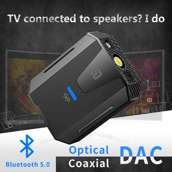 Digitálneho na Analógový Audio Prevodník Bluetooth 5.0 Optický Toslink Koaxiálny Signál na RCA R/L Dekodér SPDIF ATV DAC Zosilňovač